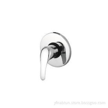 Round One Lever Eco-friendly Concealed Faucet Chrome plated